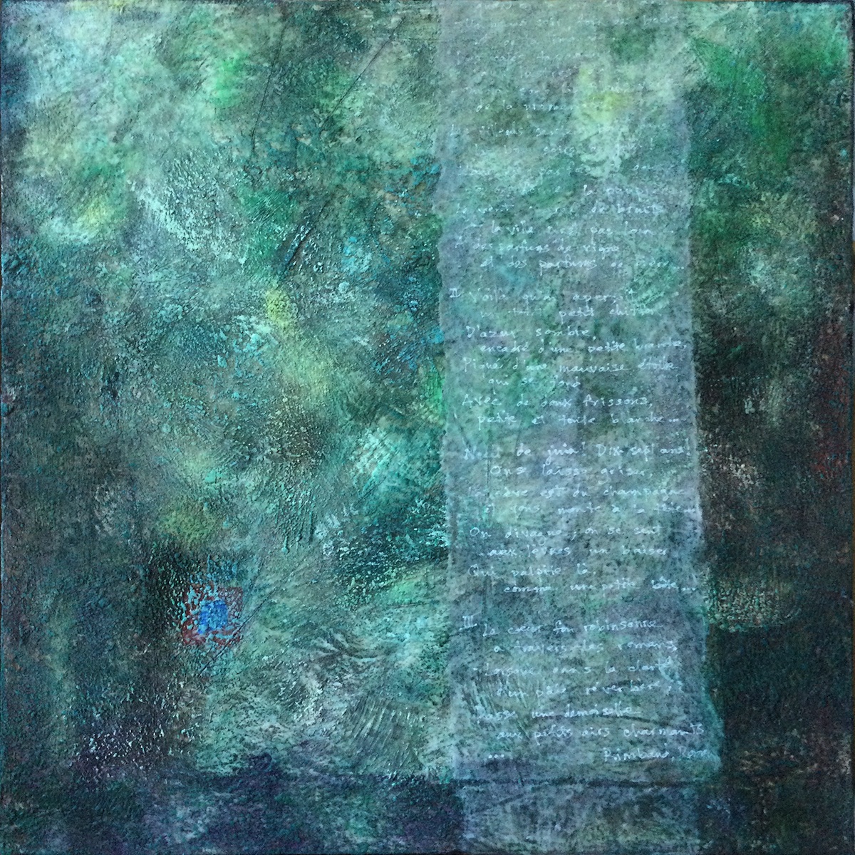 Encaustic painting, L. Schmidt 2024